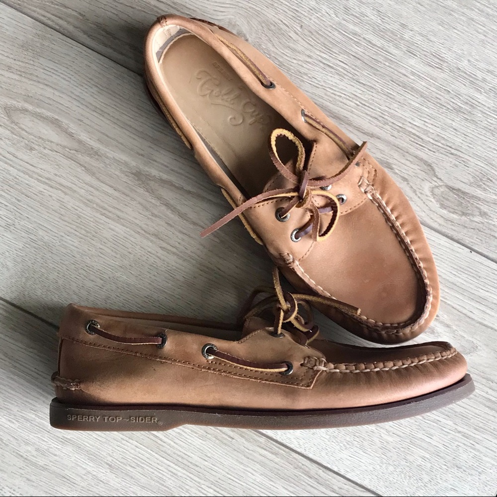 Sperry Gold Cup Leather Original Boat Shoes Size 9